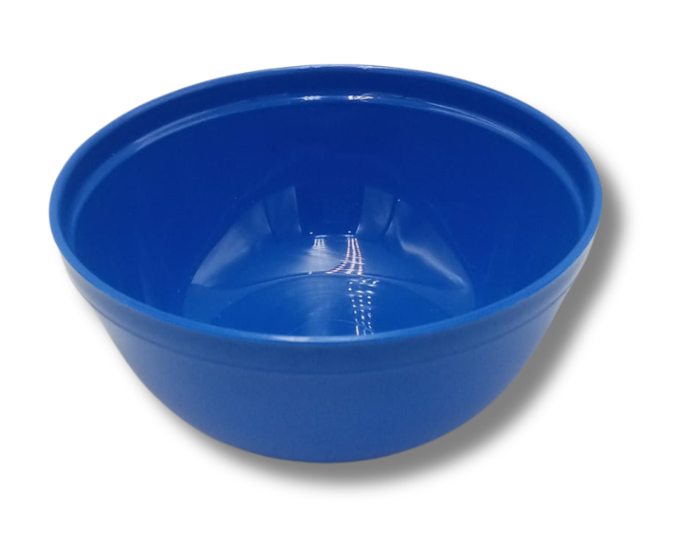 Round Mixing Bowl, Plastic, Blue Color 720 ML (24.3 OZ Appx)