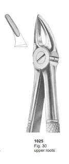 Extracting Forceps English Pattern Upper Roots