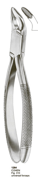 Extracting Forceps American Pattern Universal Forceps