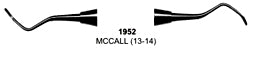 Root Planning Curettes Mccalls 13-14 Hollow Handle