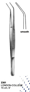 Dental Tweezers London College 15cm Serrated B