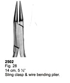 Sling Clasp & Wire Bending Plier 14cm