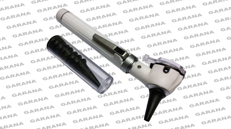 Otoscope Fiber Optic Mini White